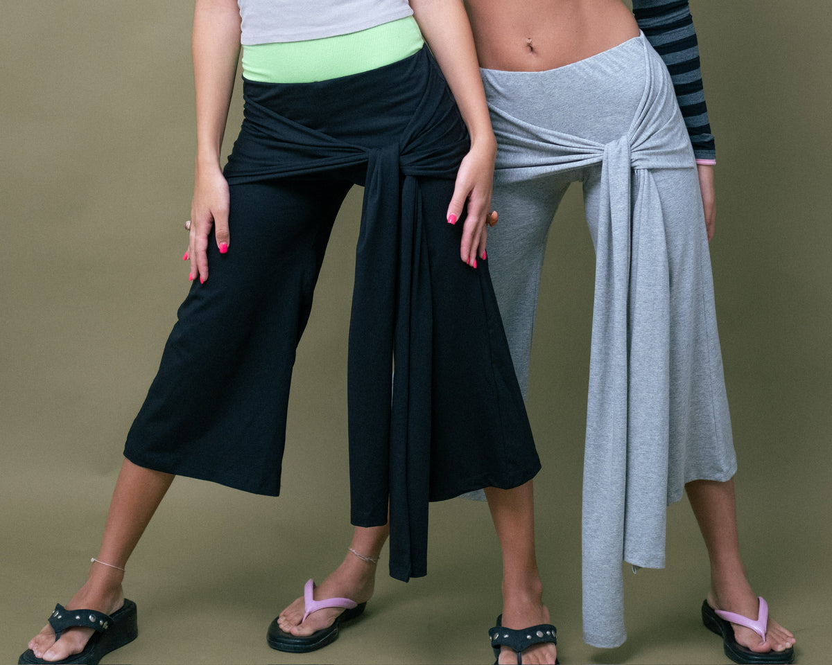 Jade tie pants