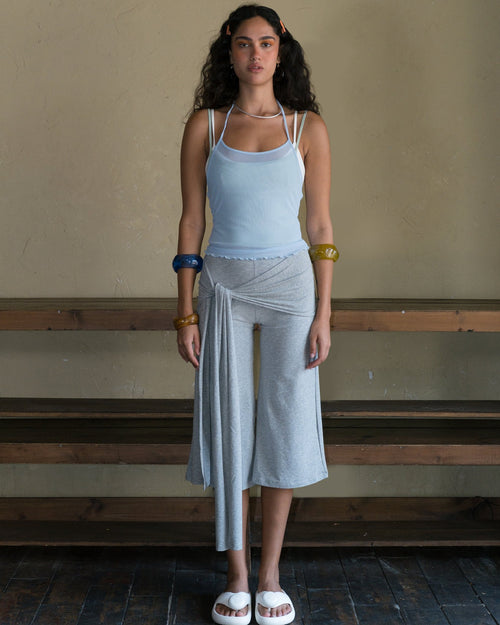 Jade tie pants in grey – LYD