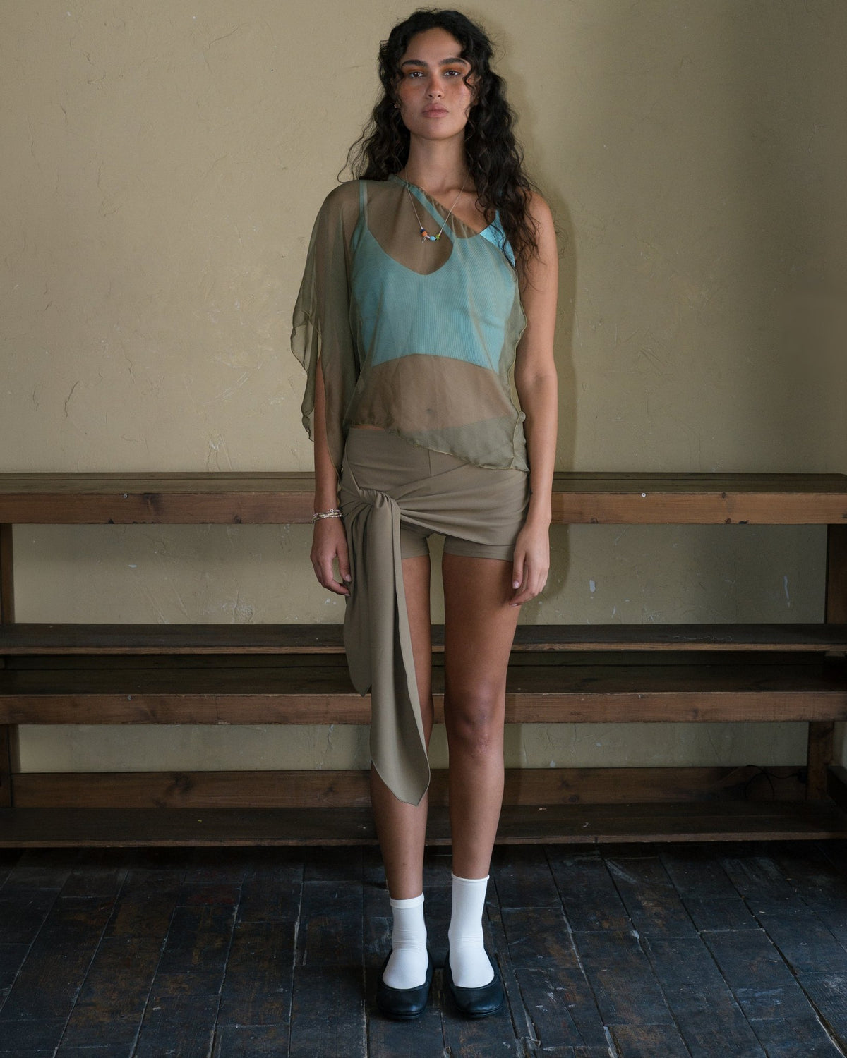 Jade shorts in green – LYD