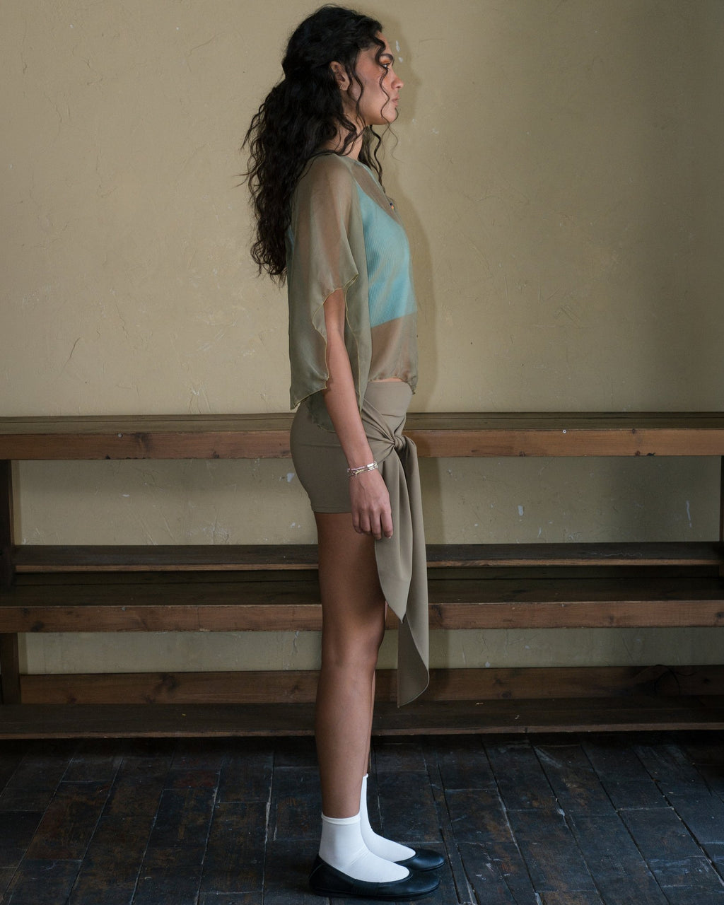 Jade shorts in green – LYD