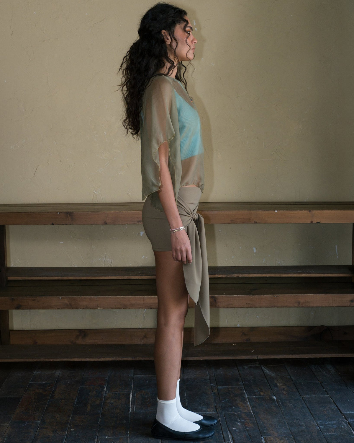 Jade shorts in green – LYD