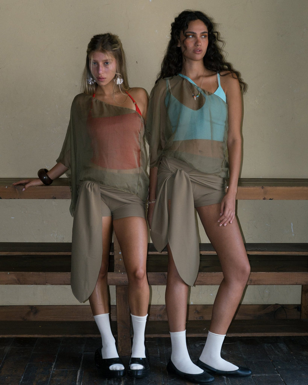 Jade shorts in green – LYD