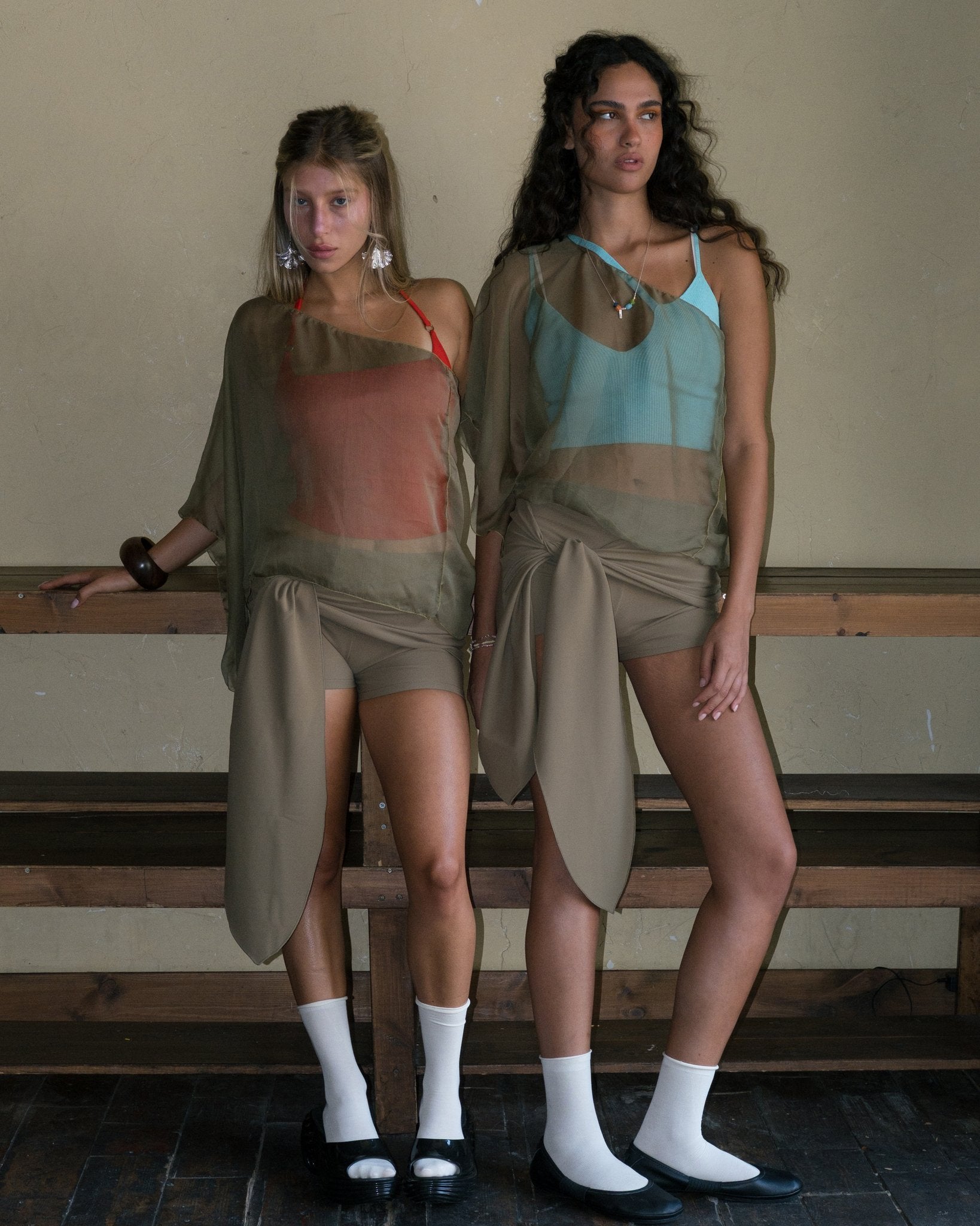 Jade shorts in green – LYD